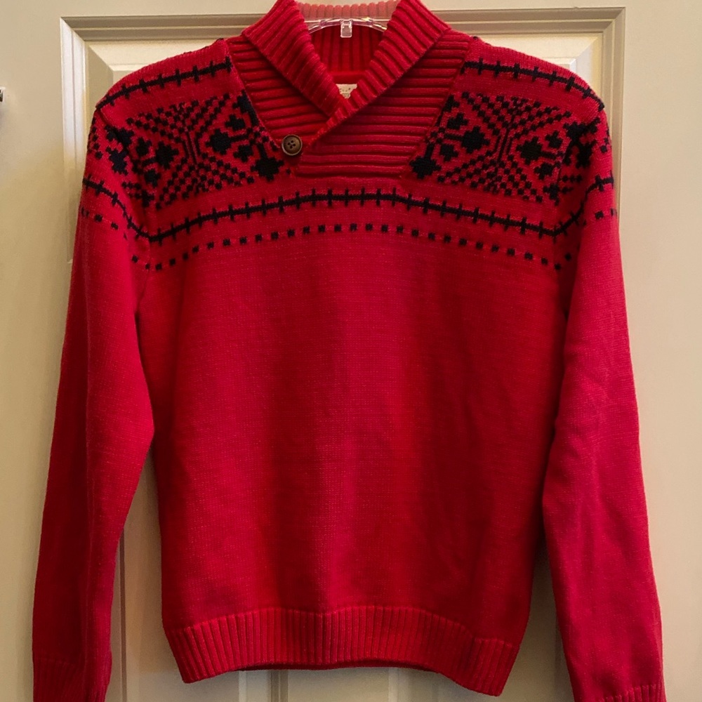 Gymboree Boys Size Large Red Sweater